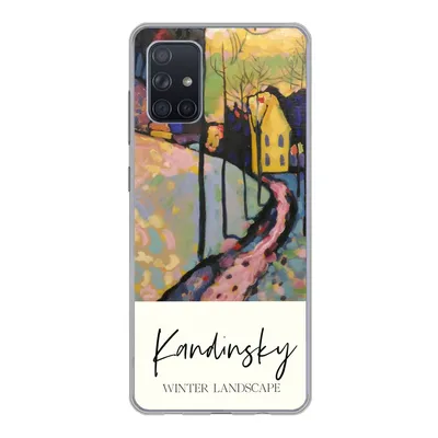 Produktbild von MuchoWow® Handyhülle Schutzhülle Hülle für Samsung Galaxy A51 Winterlandschaft - Wassily Kandinsky Silikon Softcase Handy Hülle - Schutzabdeckung