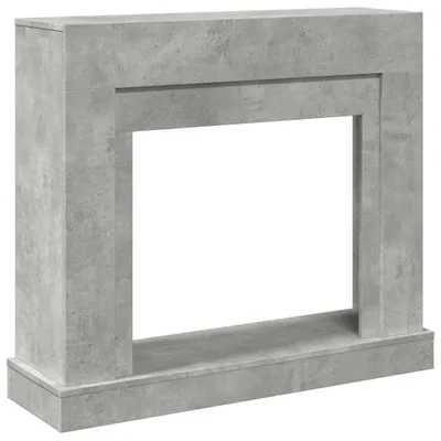 Zdjęcie produktu dla vidaXL Obudowa kominka betonowa szara 100x30x87,5 cm materiał drewnopochodny