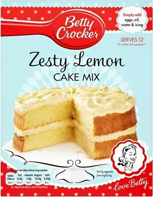 Produktbild von Betty Crocker Cake Mix Zesty Lemon (6 x 425g)
