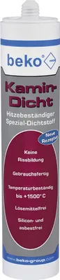 Produktbild von beko Kamin-Dicht 310 ml schwarz (bis +1.500° C) Hitzebeständiger Spezial-Dichtstoff 230 8 310
