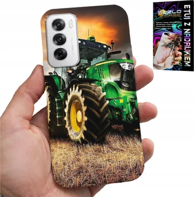 Produktbild von Hülle für Oppo Reno12 5G – Traktor, Landwirtschaftsmaschine, Bauernhof + Schutzfolie