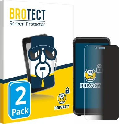 Produktbild von 2x BROTECT Sichtschutzfolie für Ulefone RugKing Anti-Spy Privacy Sichtschutz Blickschutz Folie Blaulicht-Schutz
