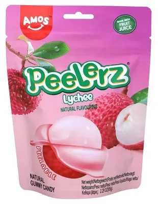 Produktbild von Amos Peelerz Gummy Lychee 65g