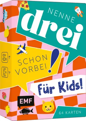 Produktbild von Kartenspiel: Nenne drei - schon vorbei! ... für Kids!