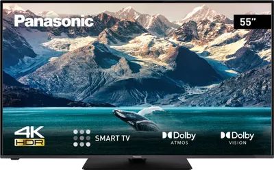 Produktbild von Panasonic JX600 series TX-55JX600E Fernseher 139,7 cm (55 Zoll) 4K Ultra HD Smart-TV WLAN Schwarz