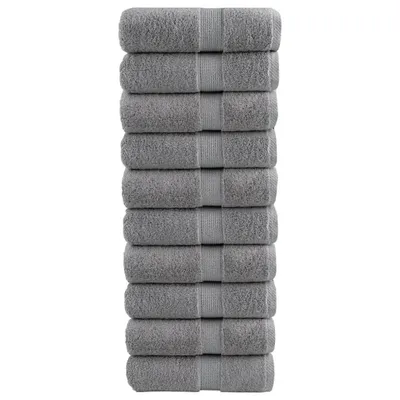 Obrázek produktu pro Prémiové mycí utěrky SOLUND 10 ks šedé 30x30 cm 600 g/m²