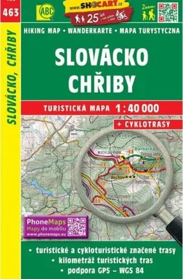 Produktbild von Wanderkarte Tschechien Slavacko, Chriby 1 : 40 000