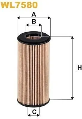 Immagine prodotto di FILTRI WIX - Filtro olio WL7580