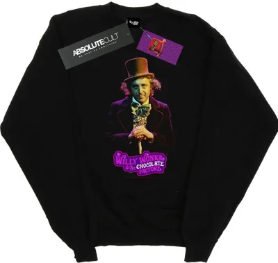 Produktbild von Willy Wonka & The Chocolate Factory - Sweatshirt für Herren BI47934 (4XL) (Schwarz)