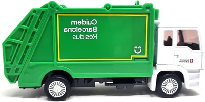 Productafbeelding van Vuilniswagen Speelgoed - Afvalwagen Vrachtwagen - Kinderspel - NZB Ophaalsysteem - 16 x 75 x 75 cm - Meerkleurig