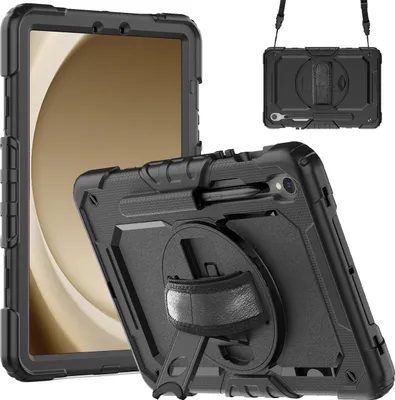 Produktbild von Hülle Samsung Galaxy Tab S10 FE, Galaxy Tab S10 Lite, Galaxy Tab S9, Galaxy Tab S9 FE Schutzhülle - Cazy - Schwarz
