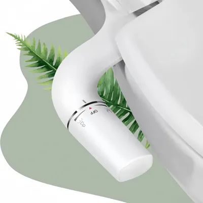 Bidet-Aufsatz Für Toilette - Nicht Elektrisch Mit 2 Düsen & Einstellbarem Wasserdruck