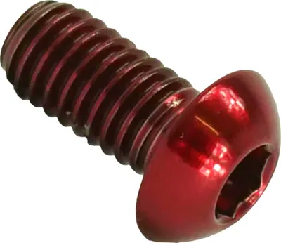 Produktbild von Titan M6x10 Linsenkopfschraube iso 7380 Rot