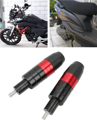 Produktbild von Motorrad-Rahmenschieber, Aluminiumlegierung, Anti-Crash-Schutz, universell für Motorrad, Fahrrad