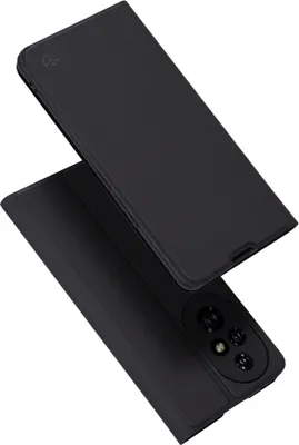 Produktbild von Techsuit Magskin Book Wallet Klapphülle für HONOR 200 Pro - Schwarz