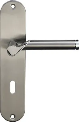 Produktbild von Langschildgarnitur BB + WC Renofast II edelstahl bicolor 4er Set