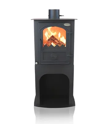 Produktbild von Verso Stand 1 CID Kaminofen 7,5 kW – Kompakter Holzofen mit hoher Effizienz 80,2 % – Ideal für 80–120 m³ Räume