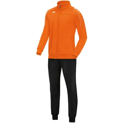 Produktbild von JAKO Unisex Trainingsanzug Polyester Classico, Farbe:neonorange, Größe:M