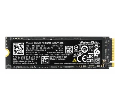 Produktbild von WD SN730 M.2 NVMe 1000GB SSD - SDBQNTY-1T00-1006 - 1TB Festplatte -