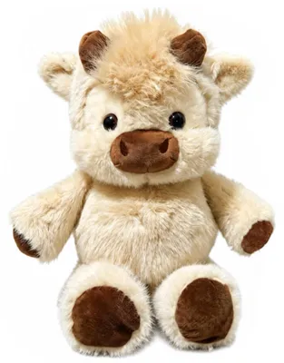 Productafbeelding van Pluchende knuffel van een Hooglandrunder, zacht, ongeveer 30 cm, geschikt voor decoratie