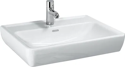 Produktbild von LAUFEN PRO A Waschtisch, 1 Hahnloch, mit Überlauf, 550x480mm, H8189510491041