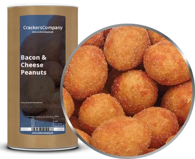 Produktbild von CrackersCompany Bacon & Cheese Peanuts (Bacon & Cheese Peanuts), Membrandose groß 600 g