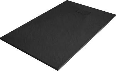 Produktbild von Mexen Hugo rechteckige Duschwanne SMC 160 x 80 cm, Schwarz - 42708016