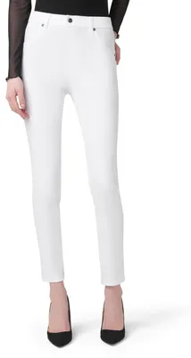 Zdjęcie produktu dla HUE Damskie legginsy dżinsowe, bardzo miękkie, wysoki stan, białe, rozmiar S