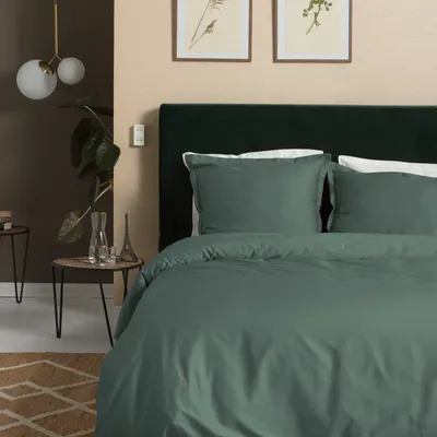 Produktbild von Cinderella Bettbezug Sundays - Baumwollsatin - 200x200/220 cm - Green