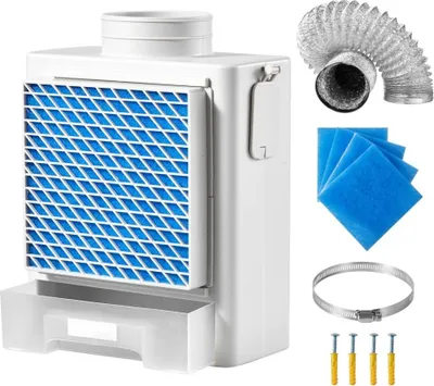 Image de kit de ventilation de séchoir intérieur 3 en 1 avec tiroir à eau - 99mm de sortie Kit de ventilation de séchoir