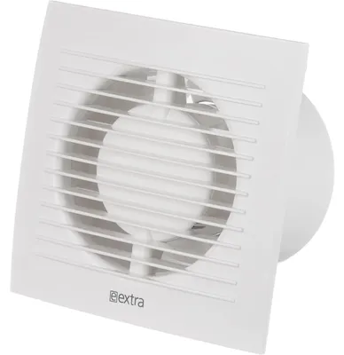 Immagine prodotto di Ventilatore da bagno Ø 125 mm - Con timer e sensore di umidità - Estrattore d'aria - Motore silenzioso