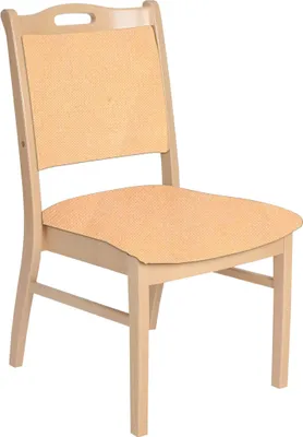 Produktbild von Seniorenstuhl ohne Armlehnen Sabine Pflegestuhl CleanStoff Riva Sand
