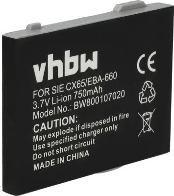 Produktbild von vhbw Akku Ersatz für Siemens V30145-K1310-X398 für Handy Smartphone Telefon (750 mAh, 3,7 V, Li-Ion)