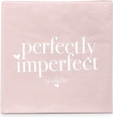 Produktbild von RP 20 kleine Cocktailservietten Perfectly Imperfect 25x25cm