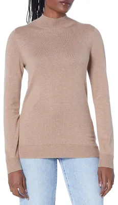 Produktbild von A. Essentials Damen Leichter Pullover mit Stehkragen (in Übergröße erhältlich),