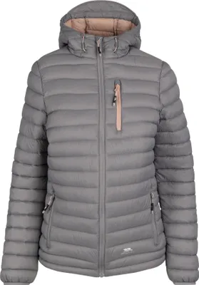 Immagine prodotto di Trespass - Giacca trapuntata "Lenka" con cappuccio da donna TP6263 (40 IT) (Platino)