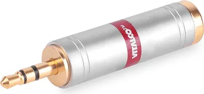 Produktbild von Jack 3.5 Stereo-Stecker - Jack 6.3 Stereo-Buchse Vitalco-Adapter (P1)