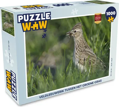 Obrázok produktu pre MuchoWow® Puzzle 1000 ks Skřivan medzi zelenou trávou