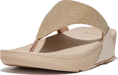 Produktbild von FITFLOP FitFlop Lulu Shimmerlux Toe-Post Sandals BEIGE 41