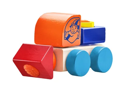 Immagine prodotto di Selecta Klettini Lastwagen, Klett-Stapelspielzeug, Stapel Spielzeug, Holzspielzeug, 62080