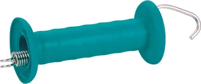 Produktbild von Torgriff petrol, mit Haken, verzinkt