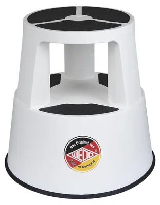 Produktbild von WEDO Rollhocker SuperStep aus Kunststoff weiß / RAL 9010