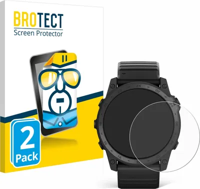 Produktbild von 2x Für Garmin Tactix 7 AMOLED Schutzfolie BROTECT Displayschutz Display Schutz Folie Klar Transparent
