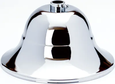 Zdjęcie produktu dla Osłona rozety sufitowej do lamp wiszących, osłona lampy z pierścieniem regulacyjnym, Ø 110 mm, chrom