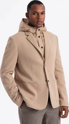 Produktbild von Ombre Clothing Übergangsjacke für Männer Jamalr hellbraun M