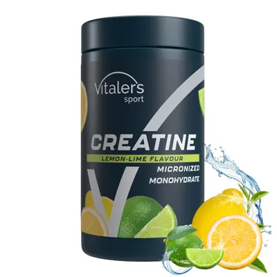 Immagine prodotto di Vitaler's Sport Creatina monoidrato - Biodisponibile, micronizzata 200 mesh, vegana - 500 g, 100 porzioni (limone)