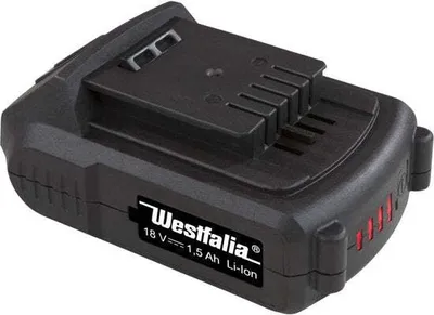 Immagine prodotto di Batteria Westfalia 18 Volt Li-Ion 1,5 Ah A1.5AH18