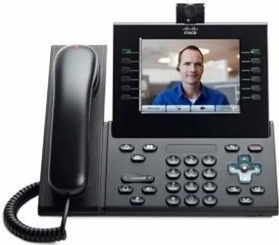 Produktbild von Cisco 9971, Holzkohle, 640 x 480 Pixel, G.711a, G.722, G.729a, H.264/AVC, 640 x 480 Pixel, DHCP, TFTP, SRTP, TLS, RTCP