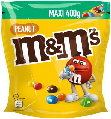 Zdjęcie produktu dla M and M Orzeszki ziemne w mlecznej czekoladzie z polewą cukrową 400g