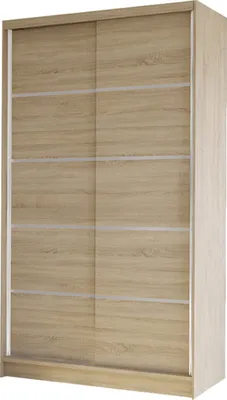 Produktbild von MIRJAN24 Schiebetürenschrank Diego IV, Kleiderschrank, Stilvoll Schlafzimmer Garderobenschrank (Farbe: Sonoma Eiche)